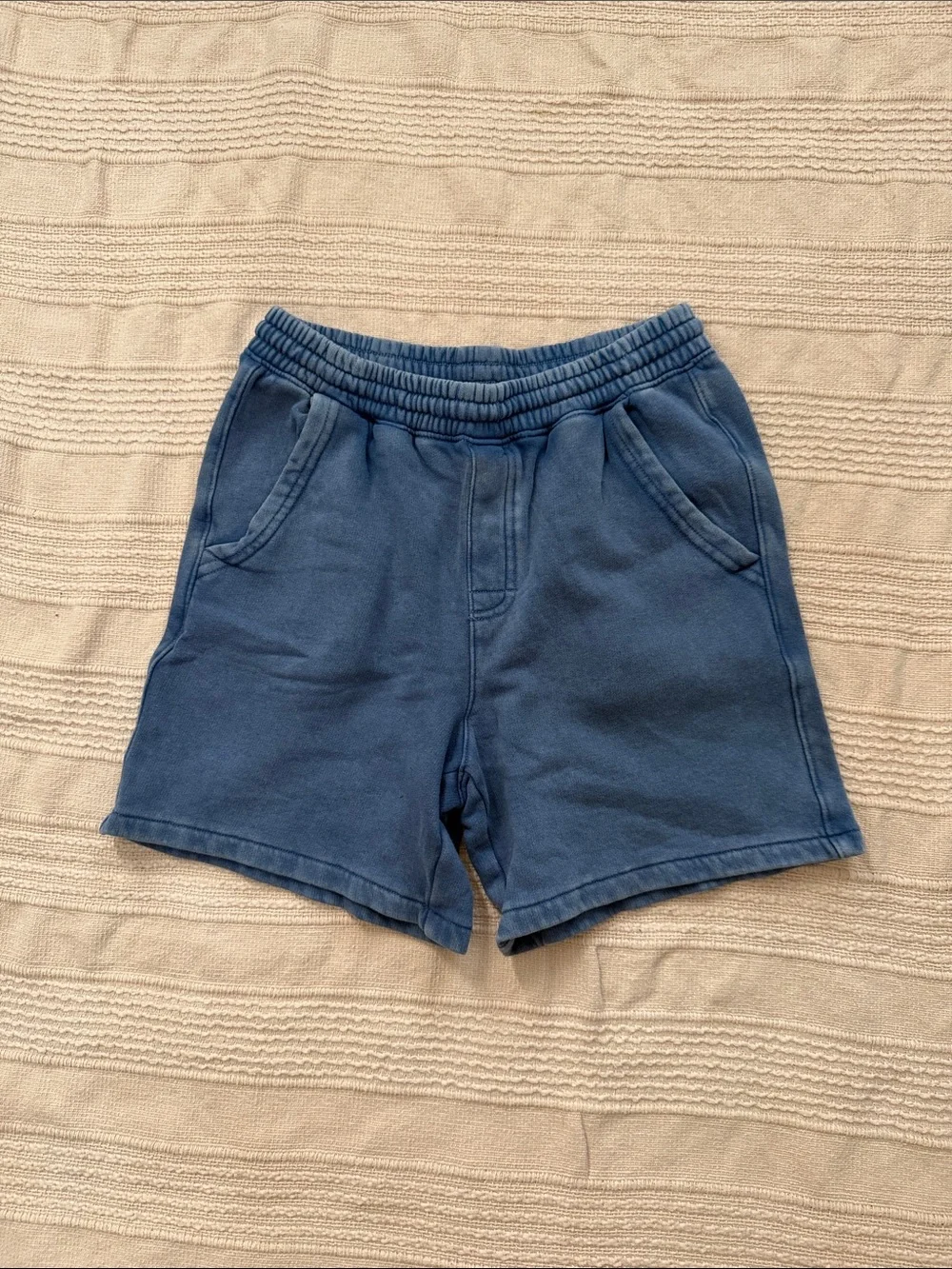 GAP Factory Navy Blue Elastic-Waist Kids Shorts